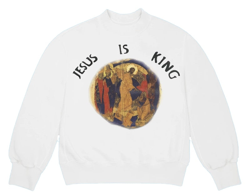 Kanye West Jesus Is King Painting II Crewneck White