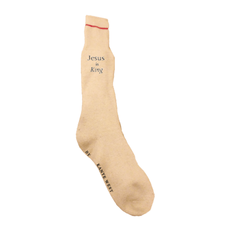 Kanye West Jesus Is King Socks Natural