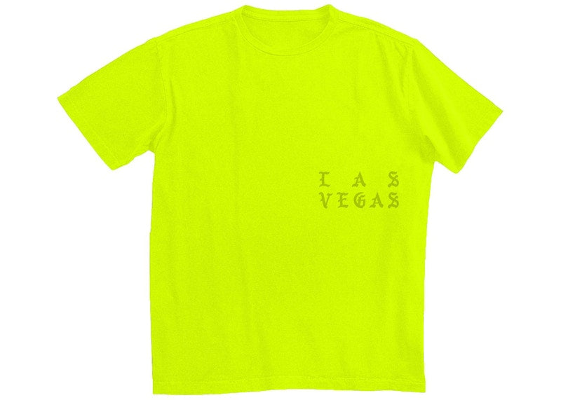 Kanye West Las Vegas Pablo Pop-Up I Feel Like Pablo T-shirt Safety Green