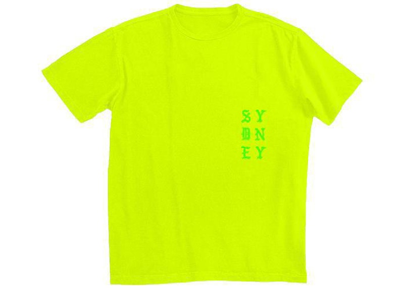 Kanye West Sydney Pablo Pop-Up I Feel Like Pablo T-shirt Green