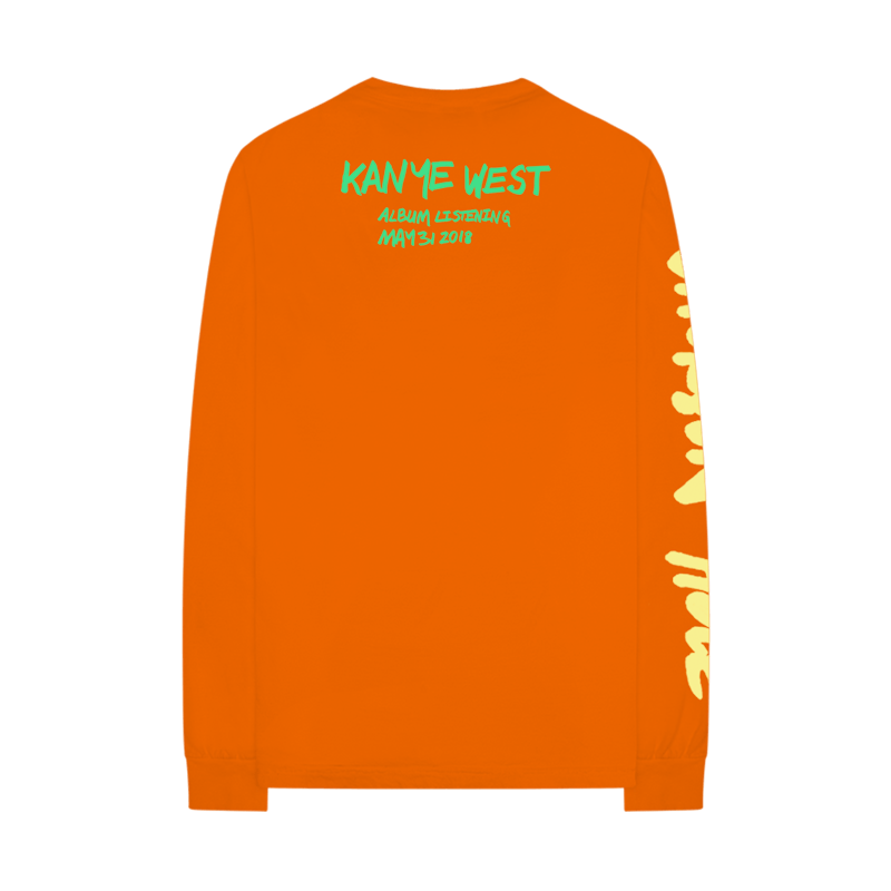 Kanye West Wyoming L/S Tee Orange