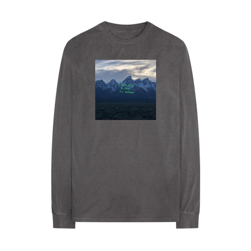 Kanye West Ye Album Listening L/S Tee Black