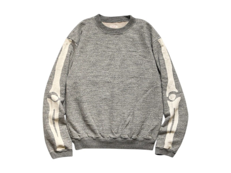 Kapital Fleece Big Crewneck Sweater Heather Charcoal