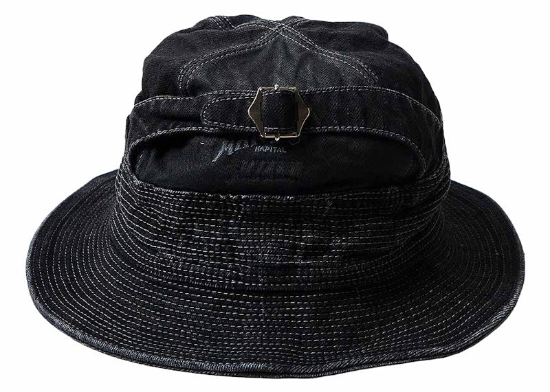 Kapital The Old Man And The Sea 11.5oz Denim Hat Black