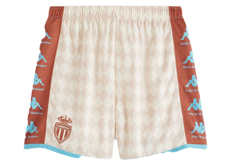 Kappa AS Monaco Drole de Monsiuer Home Shorts White