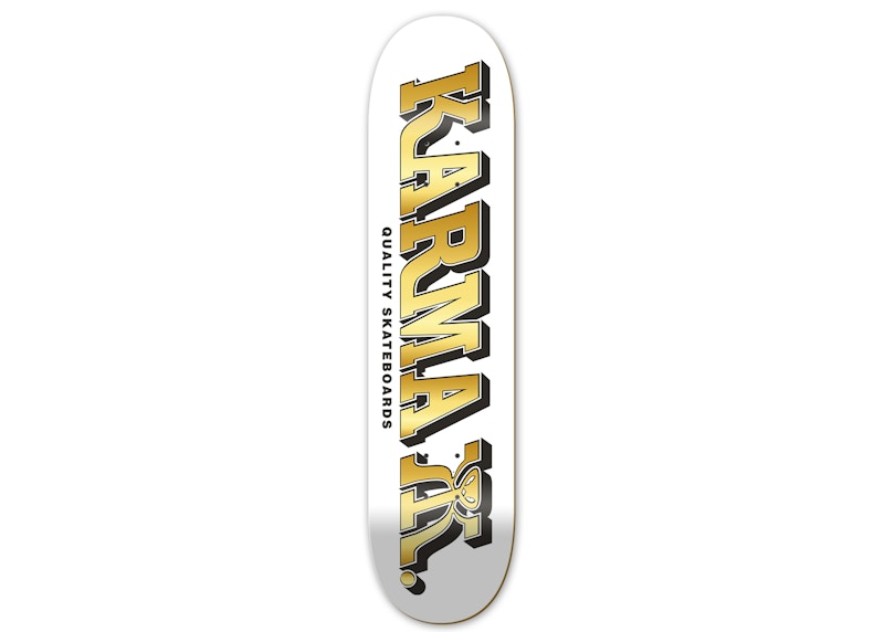 Karma Skateboards Kizla 8.25 Skateboard Deck White