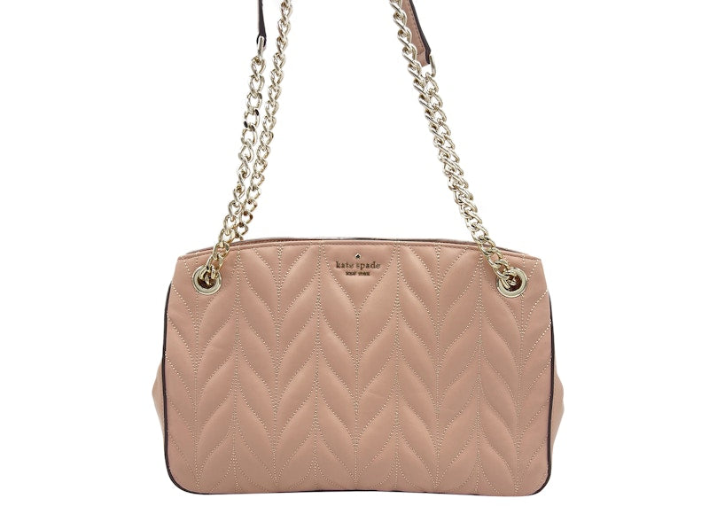 Kate Spade Convertible Quilted Briar Lane Shoulder Bag Medium Rosy Cheeks