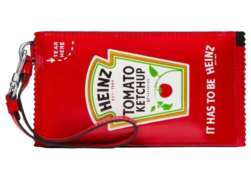 Kate Spade x Heinz New York Patent Card Case Wristlet Ketchup