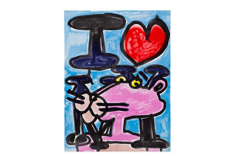 Katherine Bernhardt I Love New Your Print (Signed, Edition of 75)