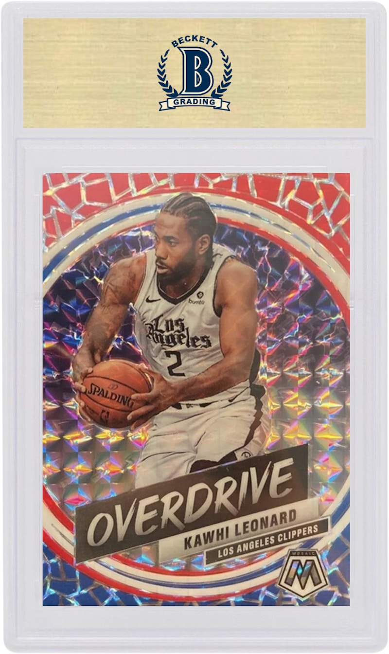 Kawhi Leonard 2019 Panini Mosaic Overdrive #9 (PSA or BGS Graded)