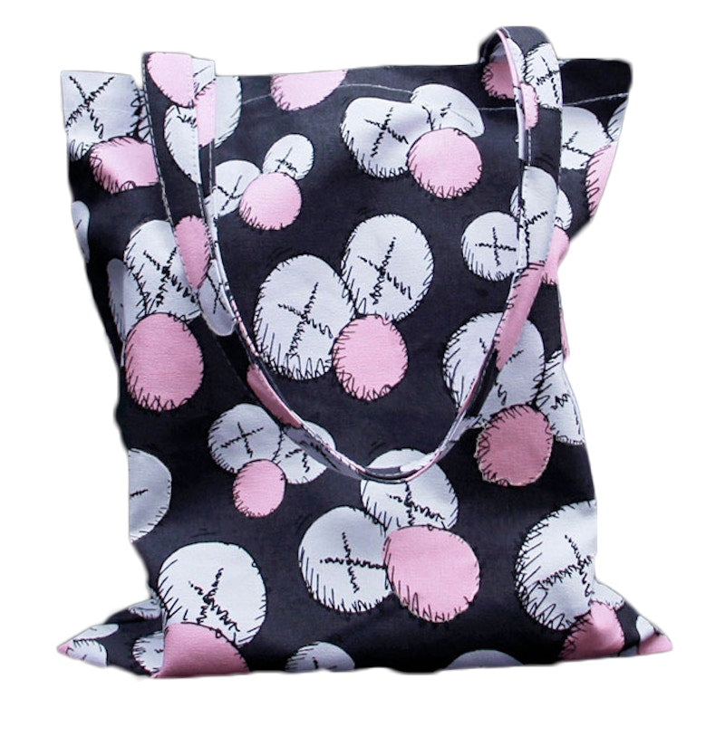 KAWS BFF Tote Bag Black
