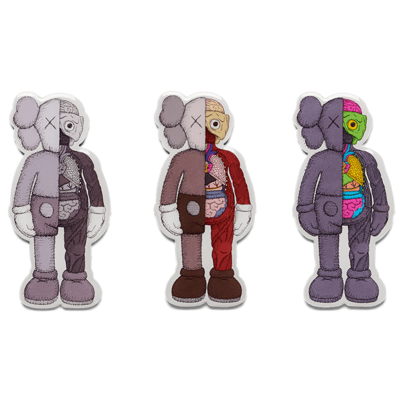 KAWS Companion Flayed Magnet Set Multi