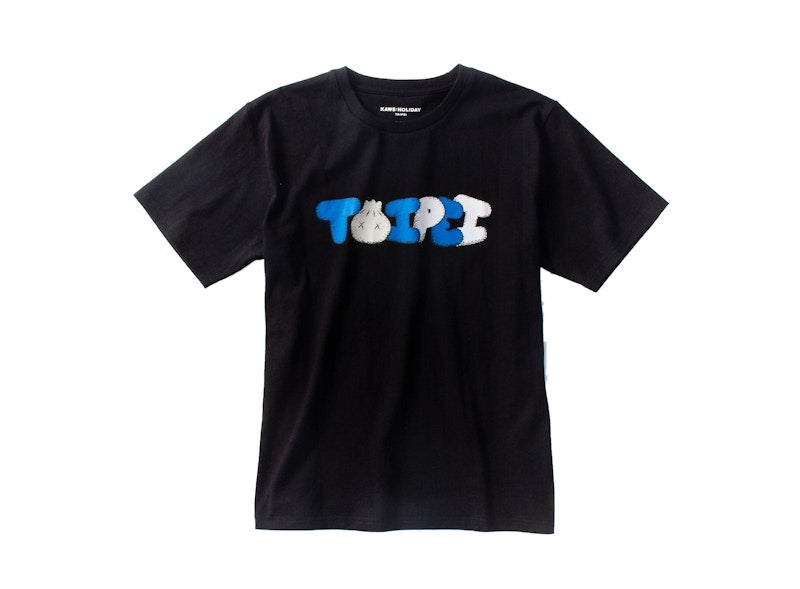 KAWS Holiday Limited Taipei T-shirt Black
