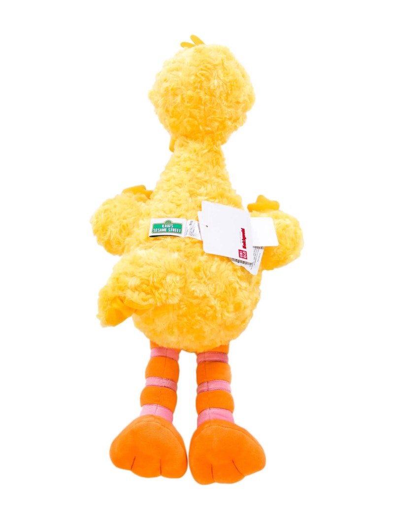 KAWS Sesame Street Uniqlo Big Bird Plush Toy Yellow