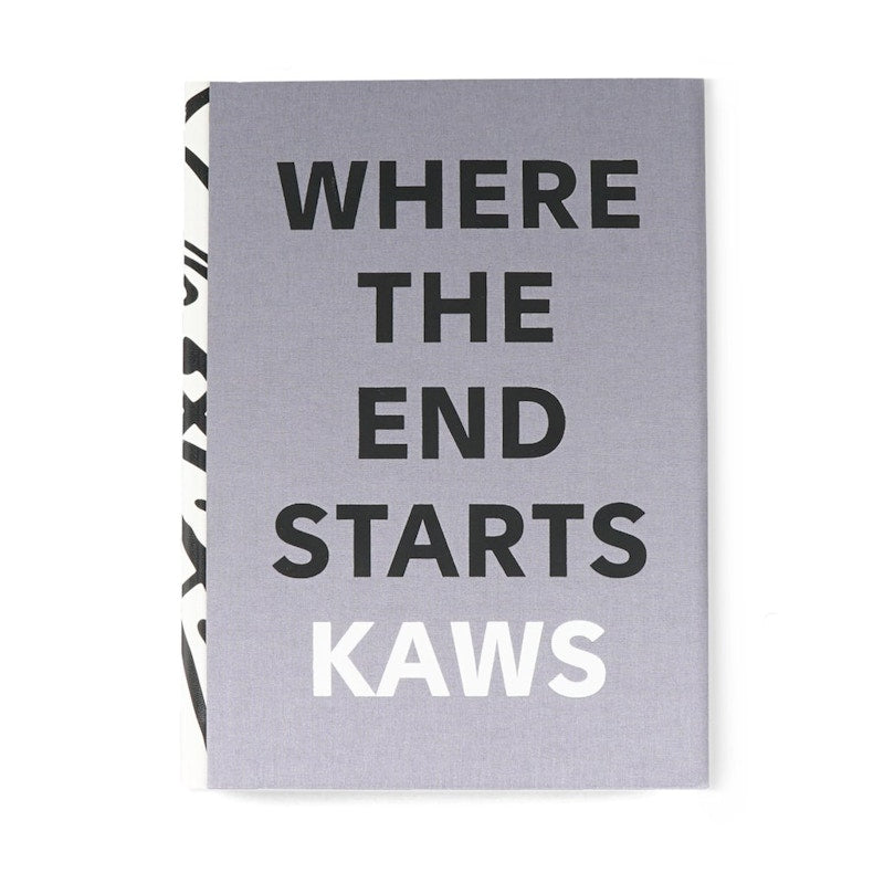 KAWS Where The End Starts Hardcover Book Grey