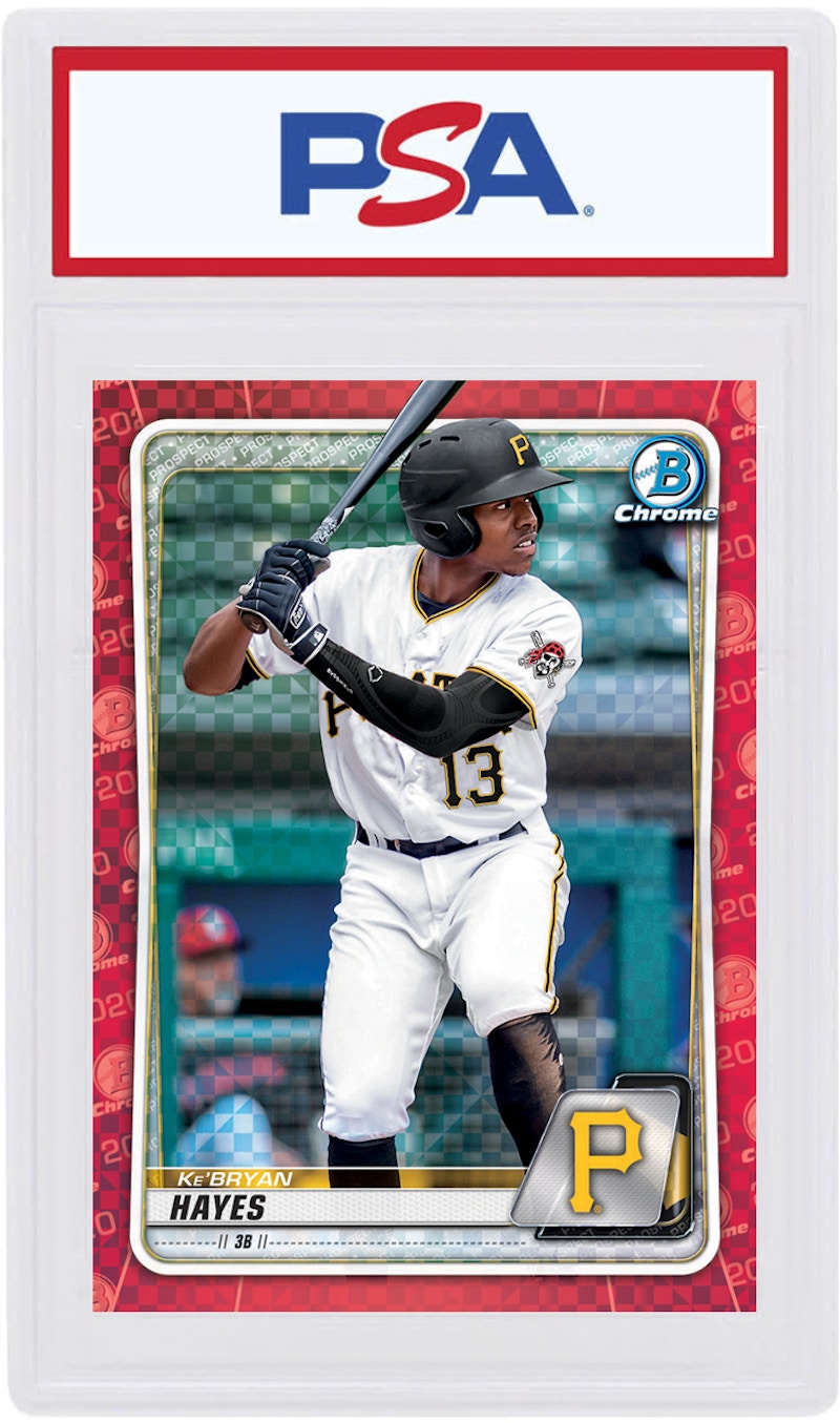 Ke'Bryan Hayes 2020 Bowman Chrome X Red X-Fractor 1/1 #BCP-220 (PSA or BGS Graded)