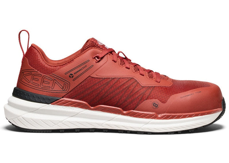 Keen Speedworks Carbon Toe Work Sneaker Red Ochre Black