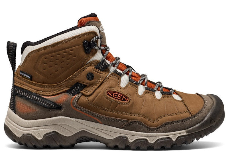 Keen Targhee IV Waterproof Hiking Boot Coyote Gold Flame
