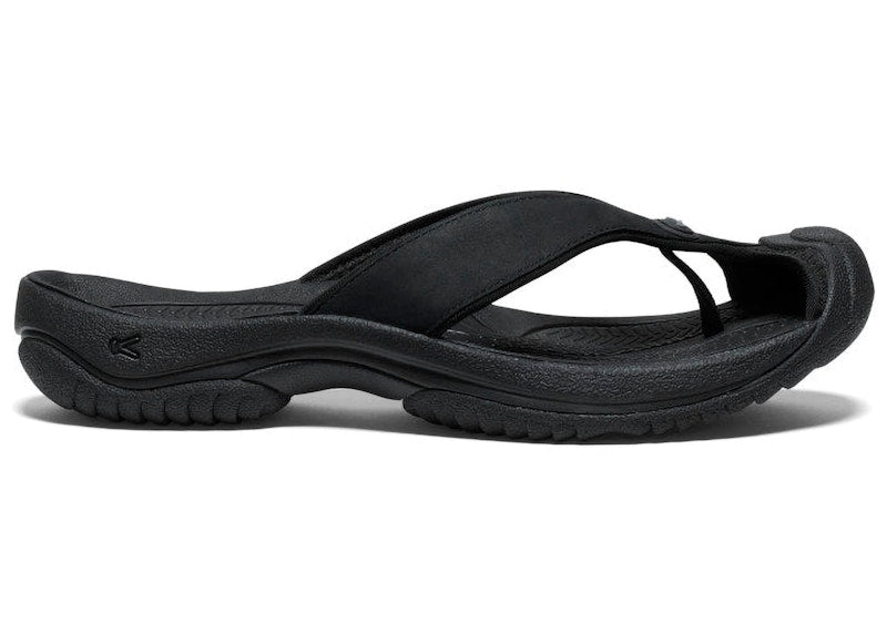 Keen Waimea Leather Flip Flop Black