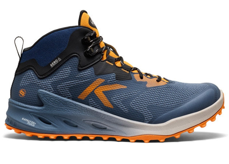 Keen Zionic NXT Waterproof Hiking Boot Naval Academy Bright Marigold