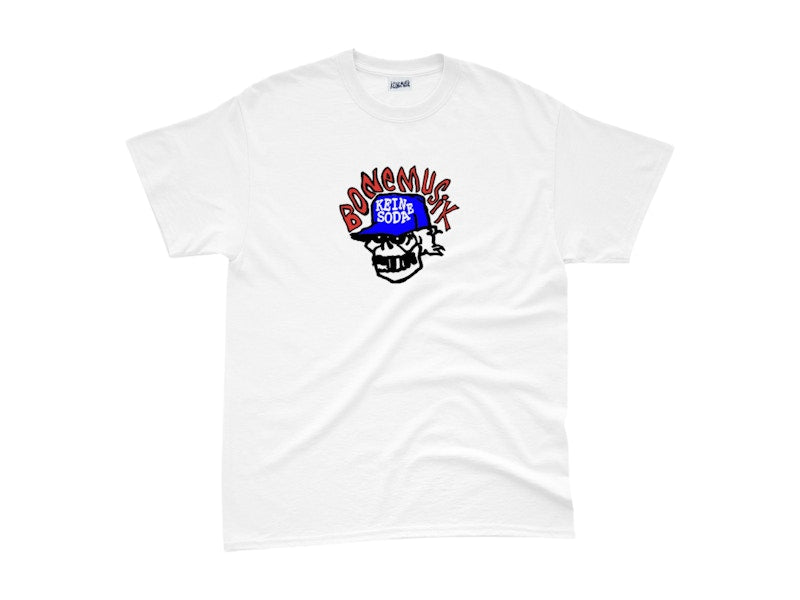 Keinemusik x Bone Soda Bone Head T-shirt White