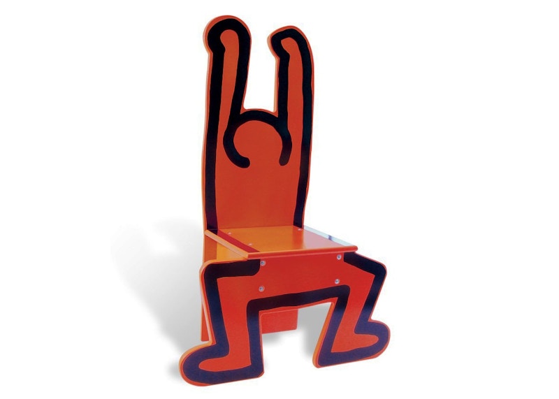 Keith Haring x Vilac Standing Man Chair Red