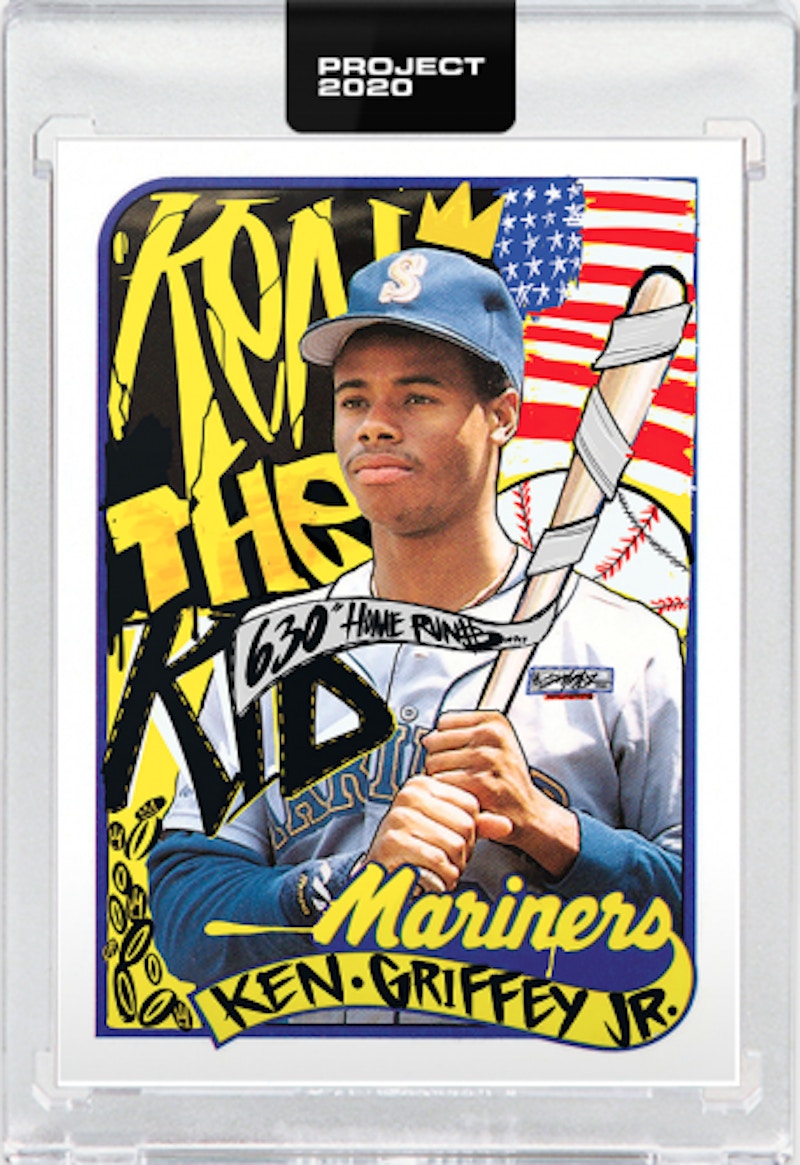 Ken Griffey Jr. 1989 Topps Project 2020 King Saladeen /2504 #6