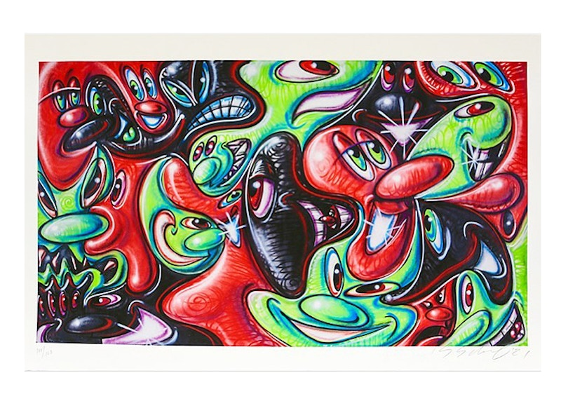 Kenny Scharf Places Please Print (Signed, Edition of 100)
