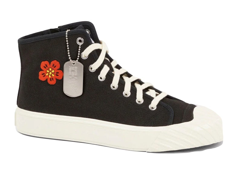 Kenzo School High Top Trainers Black