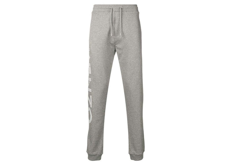 KENZO Sport Cuffed Logo Sweatpants Grey