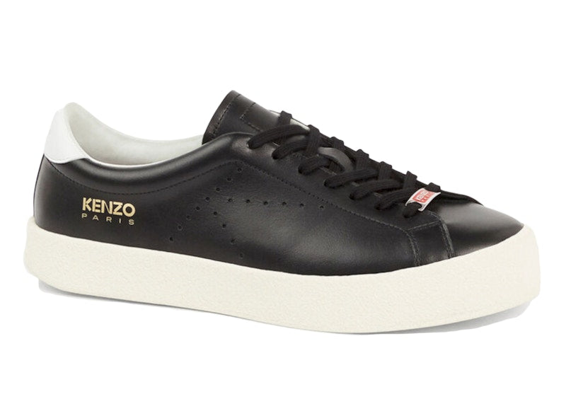Kenzo Swing Low Top Trainers Black White