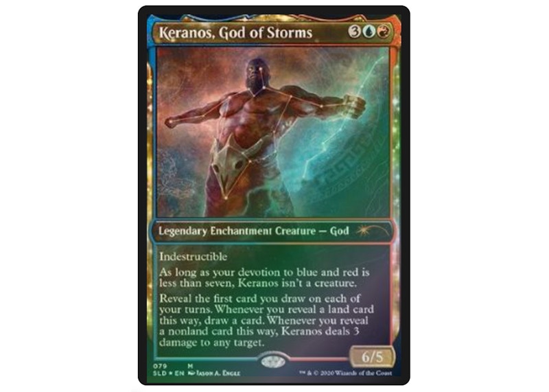Keranos, God of Storms (Foil) Magic: The Gathering TCG Secret Lair Drop Series Mythic #79 (Ungraded)
