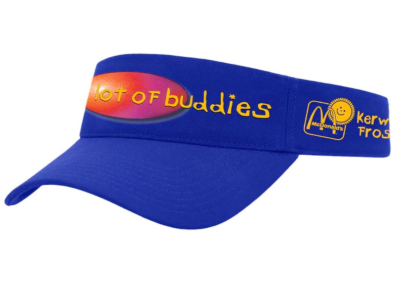 Kerwin Frost x McDonald's I Got A Lot Of Buddies Visor Blue