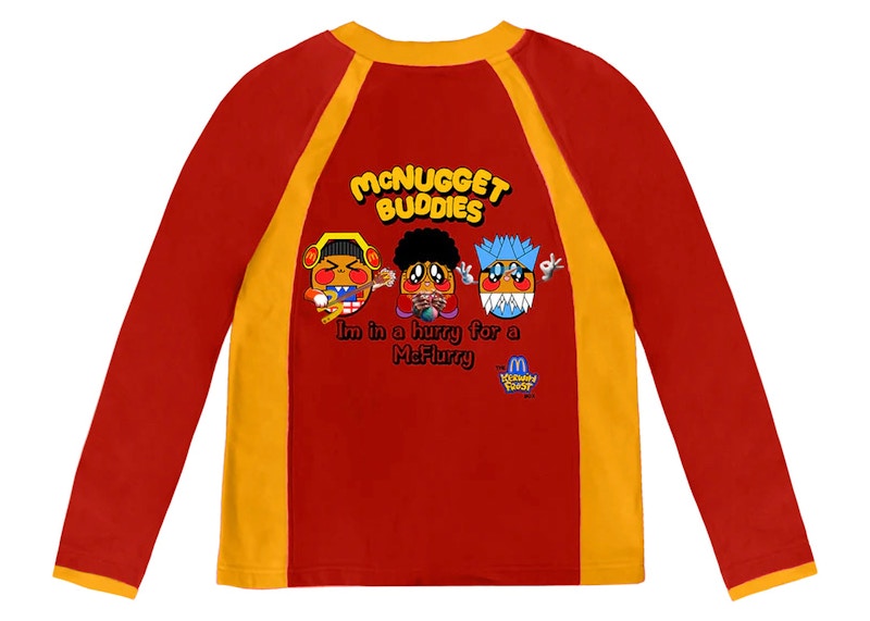 Kerwin Frost x McDonald's Mcnugget Buddies Paneled L/S Tee Red