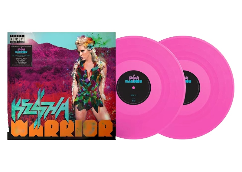 Kesha Warrior (Expanded Edition) Urban Outfitters Exclusive 2XLP Vinyl Pink