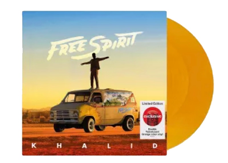 Khalid Free Spirit Target Exclusive 2XLP Vinyl Translucent Orange