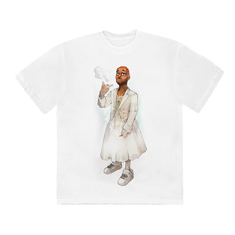 Kid Cudi BE YOURSELF, BE FREE BABY T-shirt White