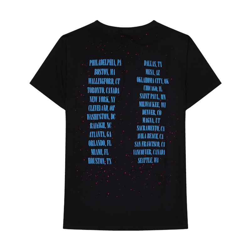 Kid Cudi Blue Photo T-shirt Black