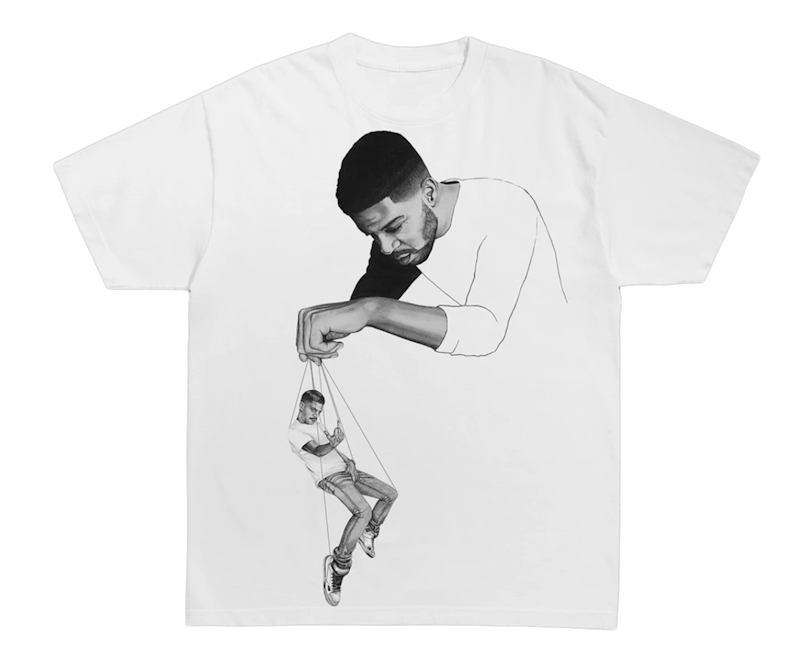 Kid Cudi C/O Virgil Abloh "Pulling Strings" T-shirt White