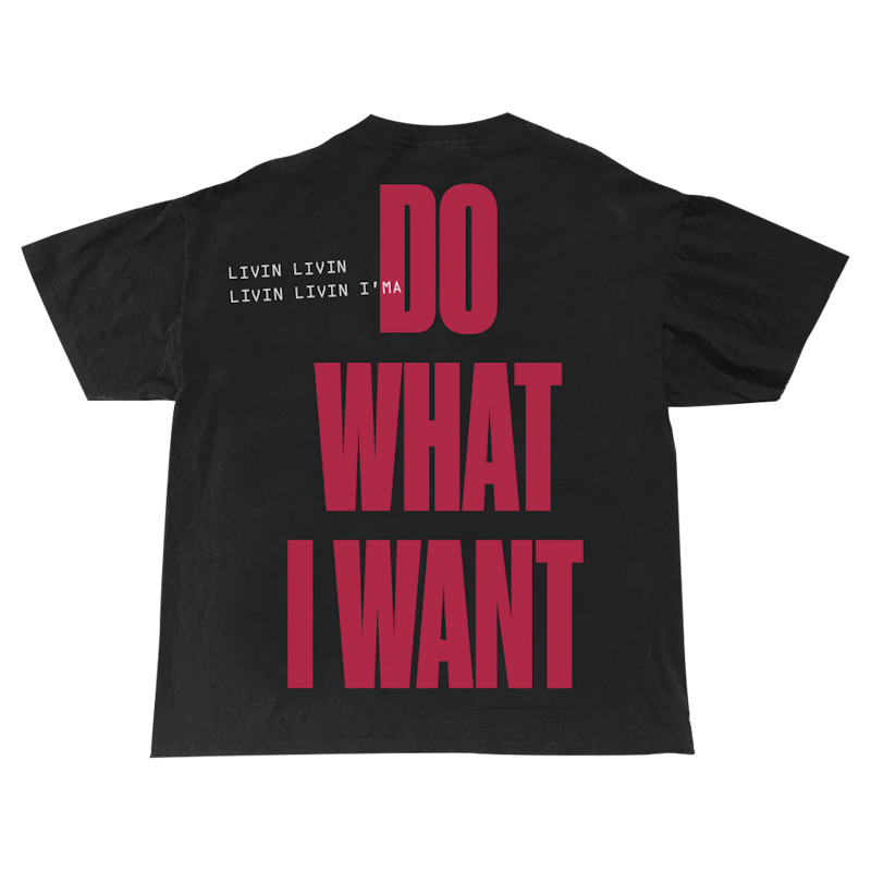 Kid Cudi Do What I Want T-shirt Black