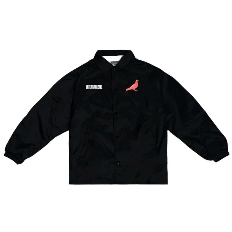 Kid Cudi Entergalactic X Staple Entergalactic Rager Coach Jacket Black