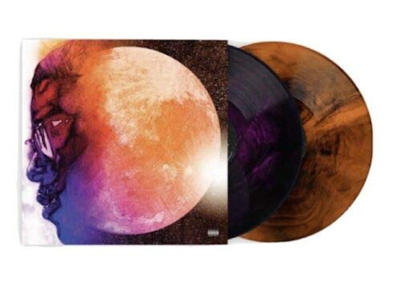 Kid Cudi Man On The Moon: The End Of Day Limited Edition 2XLP Vinyl Purple & Orange Swirl