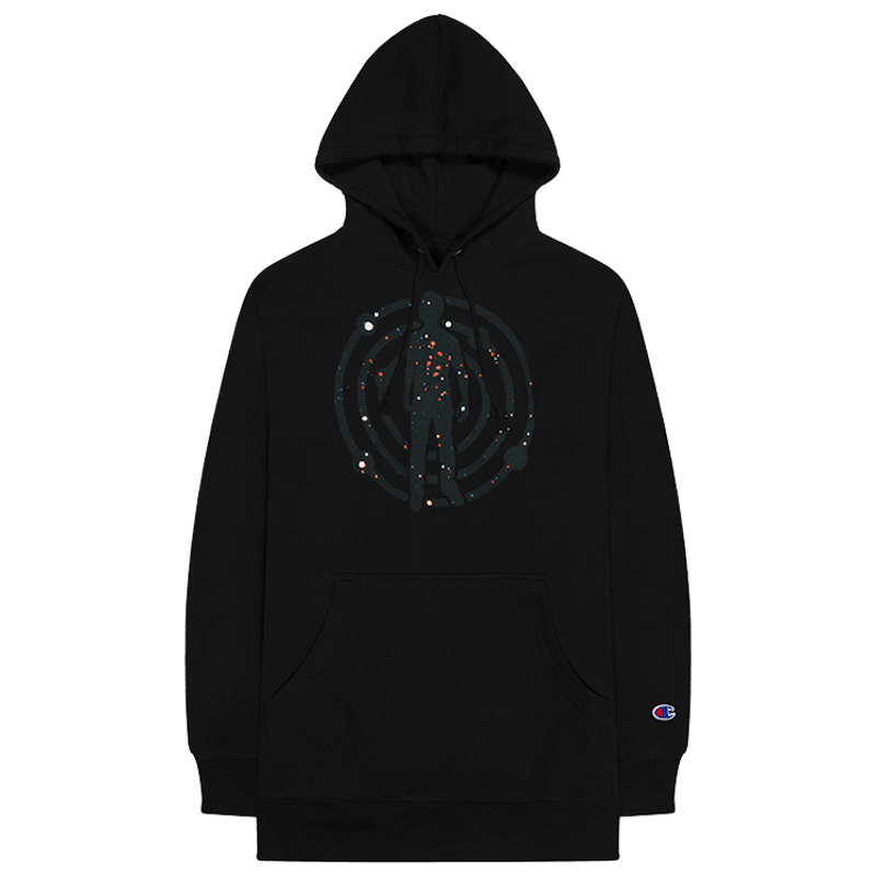 Kid Cudi Moon Man Hoodie Black