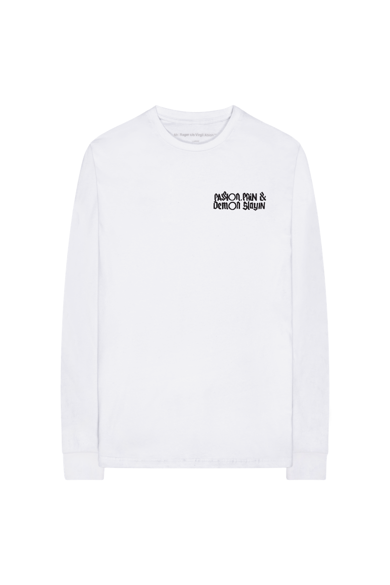 Kid Cudi x Virgil Abloh Mr. Rager IV Longsleeve White