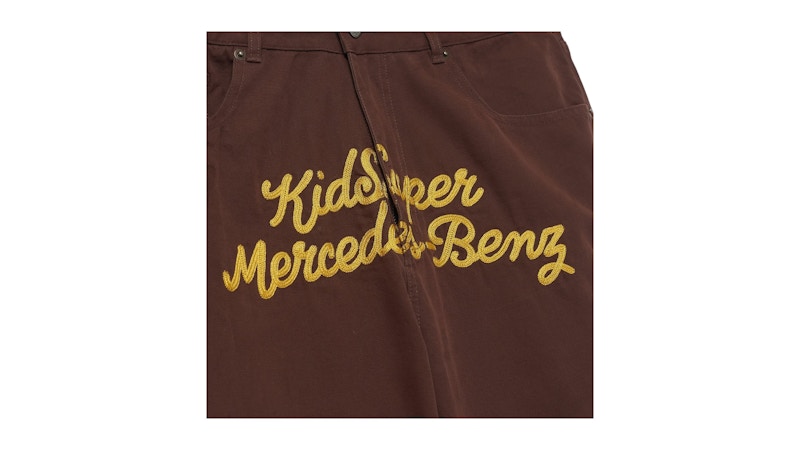 KidSuper x Mercedes Benz Work Pants Brown