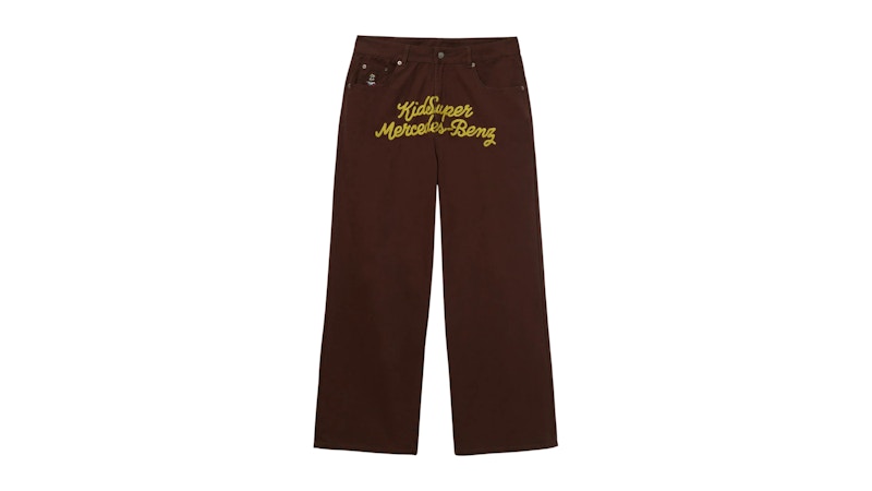 KidSuper x Mercedes Benz Work Pants Brown