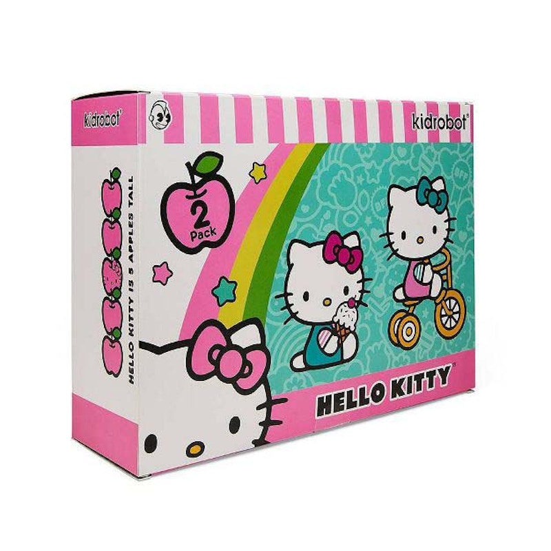 Kidrobot Hello Kitty Tricycle and Ice Cream Figure 2-Pack