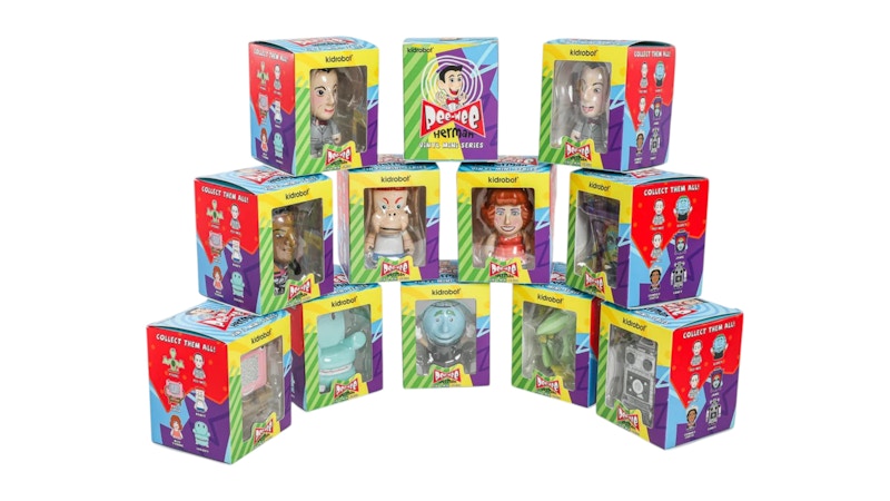 Kidrobot Pee-wee's Playhouse 3" Vinyl Mini Figure Series Bundle of 12 Figures