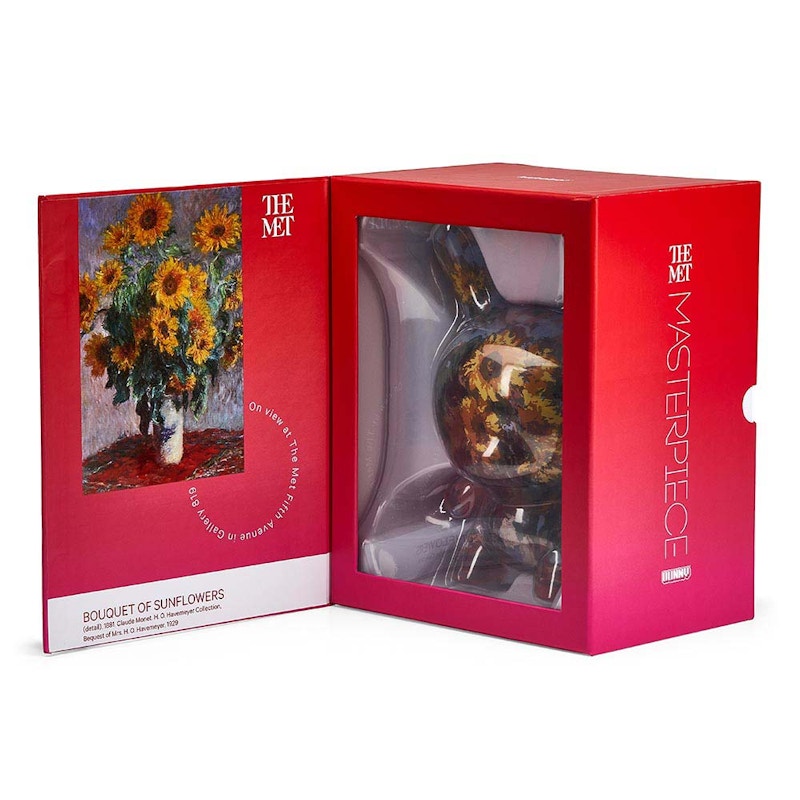 Kidrobot The Met 8" Masterpiece Dunny - Monet Bouquet of Sunflowers Vinyl Figure