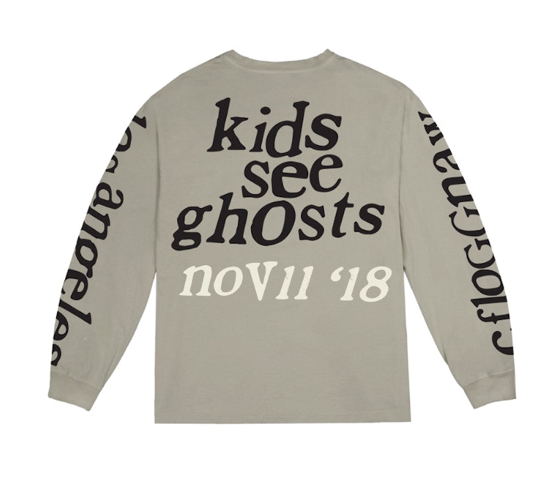 Kids See Ghosts 11/11 Long Sleeve Tee Vapor